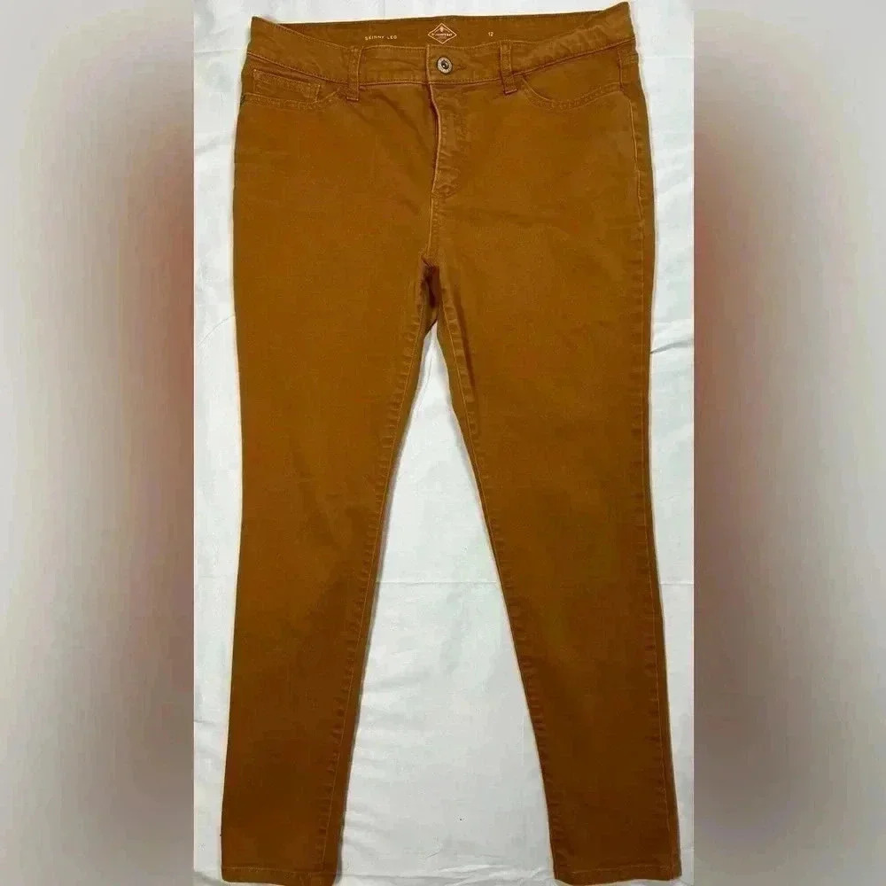 St. John's Bay yellow denim size 12